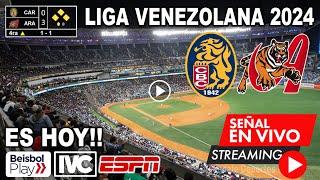 Leones vs. Tigres en vivo, donde ver, a que hora juega Leones del Caracas vs. Tigres de Aragua LVBP