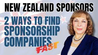 Accredited Employer Work Visa: TWO Ways To Find New Zealand Sponsors Fast