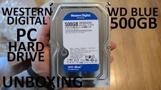 Unboxing Western Digital WD Blue 500GB 3.5" PC Hard Disk Drive