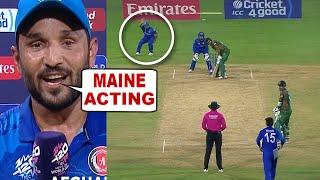 Gulbadin Naib Tell the Truth about Cramp Drama during AFG vs BAN Match | gulbadin naib injury acting