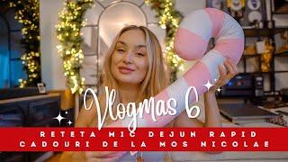 VLOGMAS 6  Ce ne-a adus Mos Nicolae? | Haul decoratiuni de Craciun | Cel mai bun wrap cu ton |