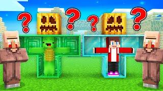 Mikey EMERALD vs JJ DIAMOND Golem Survival Battle in Minecraft (Maizen)