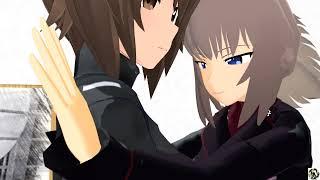 Maho and Erika get serious - Girls und Panzer MMD DL [Full HD]