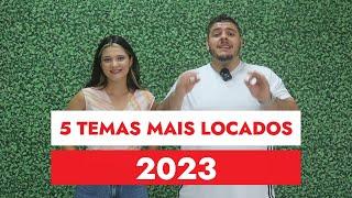 5 Temas MAIS LOCADOS de 2023 no PEGUE E MONTE (Tendência 2024)