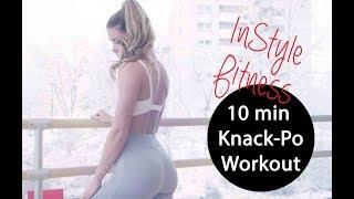 10 Minuten Po-Workout mit Pamela Reif – ohne Equipment