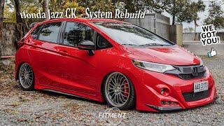 Honda Jazz GK Change System from ACCUAIR to Fitment Engineering System (Mugen Build)