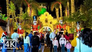 [4K] Christmas Lights - Mission Inn Festival of Lights - Riverside California