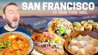 SAN FRANCISCO Food Haul!  FILIPINO BURRITOS + Best SPICY Soup Dumplings 