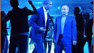 Прикол! Обама танцует с Путиным и Меркель / Funny! Obama dancing with Putin and Merkel