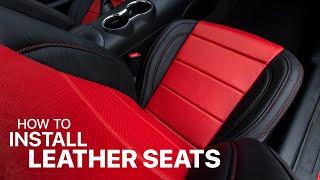 How To DIY Install Custom Leather Seats In Ford S550 Mustang - LeatherSeats.com