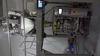 Spoon packing machine by multiheads weigher packing machine