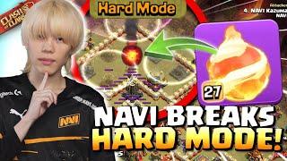 NAVI is BREAKING Hard Mode with FIREBALL! (especially Klaus and Kazuma) Clash of Clans