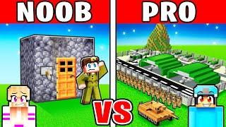 How To Build A Modern Military Army Base in Minecraft With Crazy Fan Girl!!