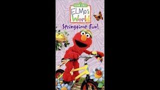 Elmo's World: Springtime Fun! (2002 VHS) (Higher Quality)