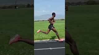 800M runner jumps into 5k runner speed workout to help with closing speed in Olympic Finals