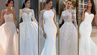 100 Beautiful Wedding Dresses for 2024 | A-line Dresses, Mermaids, Sheaths, Ball Gowns | Truvows