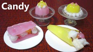 クレープ形お菓子作成 1　Making mini crepe candy