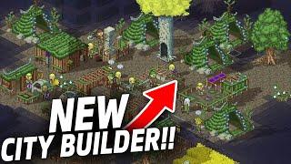 SUPER Unique NEW City Builder!! - Elven City Simulator - Voxel Colony Sim Base Builder
