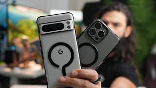 BEST Pixel 8 Pro CASE 2024! Dbrand Ghost Case VS JETech VS Spigen (ft. ESR Geo Kickstand Wallet)