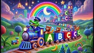 ABC Train Song for Kids | 3D Animated Educational Video | Kidz Wonderland