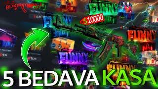 BEDAVA "0.70$" VE "5 KASA" VEREN SİTE ! - BLOODYCASE | CS2 KASA AÇILIMI | BLOODYCASE PROMO CODE