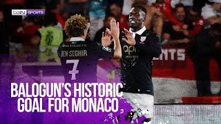  Balogun is writing his name in gold in the history of AS Monaco scoring on the club's centenary 