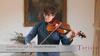 October 2022 Lot 12: Antonio Stradivari