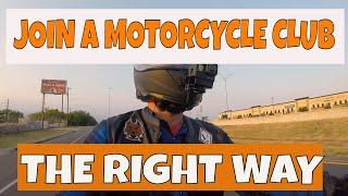 How to Join a Motorcycle Club the Right Way