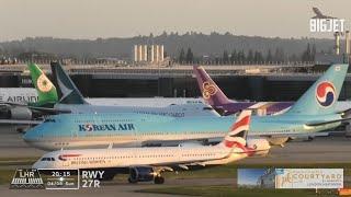 THE GREATEST (AVIATION) SHOW ON EARTH - HEATHROW AIRPORT EVENING DEPARTURES