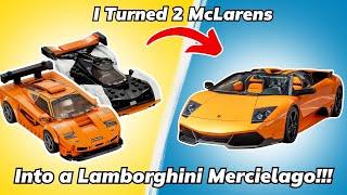 I Turned Two McLarens into a LAMBORGHINI MERCIELAGO!!! | 76918 Alternate Build Review