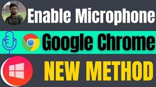 How to enable microphone in Google chrome 2024 | 5 Minute solution