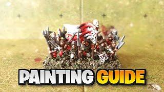 10mm Warmaster Empire Painting Guide - Reikland Scheme