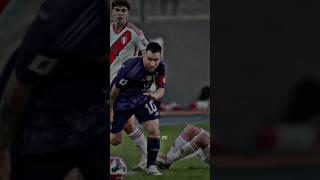 Messi Dribble vs Peru #messi #shorts