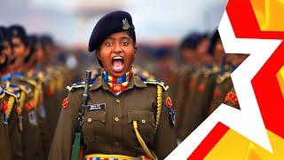 WOMEN'S TROOPS INDIA  Military parade on Republic Day of India 2024 #indianarmy #armysongs #india