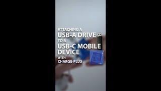 Attaching a USB Drive to a USB-C Mobile Device