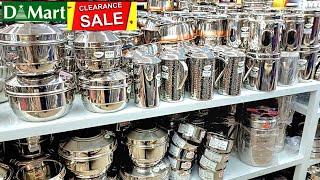 D MART/Cheapest price Clearance sale!! Under ₹78/offers upto 85% off kitchen steel household items,