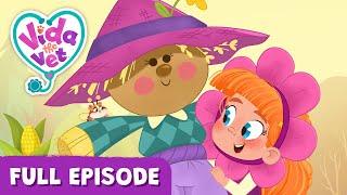 Vida Helps Popcorn Face His Fears @VidaTheVet  Full Episode  Halloween Cartoons for Kids  #Animals