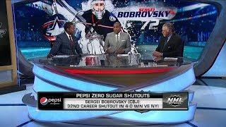 Bobrovsky earns Tuesday's Pepsi Zero Shutout  Mar 26,  2019