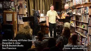 John Calloway All Flutes Quartet - live jazz at Bird & Beckett