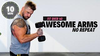 10 Min Perfect Arm Workout With Dumbbells (no time? no problem)