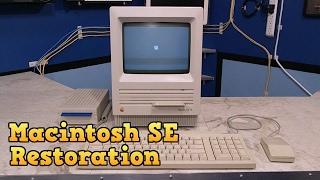 Macintosh SE Restoration and SD-2-SCSI upgrade