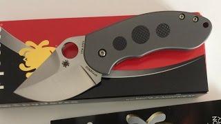 Spyderco Burch Chubby knife titanium framelock CPM S30V steel blade pocket monster