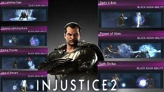 Injustice 2: Black Adam - All Unlockable Abilities