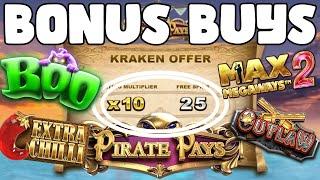 BONUS BUYS ON BIG TIME GAMING SLOTS - INCLUDING MAX MULTI & SPINS ON PIRATE PAYS - IS IT A BIG WIN?