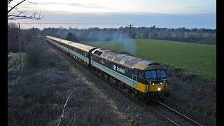 The East Anglian Push Pull with ScotRail 47712 & 9707 28/01/2024