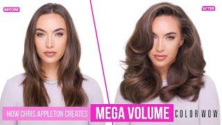 Chris Appleton shows us how to get voluminous hair