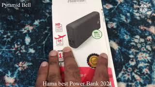 Hama best Powerbank 2021with 20000 mAh Germany Product to charge Samsung, Apple, Oppo, Huwai, Nokia