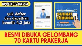 GELOMBANG 70 DIBUKA HARI INI‼️ Batas Daftar Gelombang 70