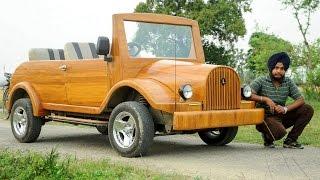 Chop Gear: Carpenter Builds Wooden Street Legal Car