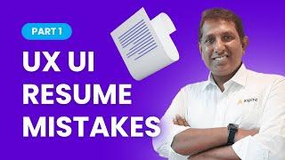 7 Common Resume Mistakes - UI UX Design Beginner - Part 1 | Explained by Rambal, Aspira Design